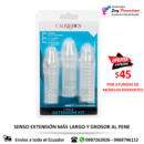Funda Para Pene Extensión  3 Unidades