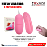 Huevo Vibrador Control Remoto Inalambrico