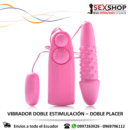 Huevo y Dildo Vibrador Doble Estimulación