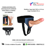 Arnes con Consolador Realista Articulado