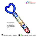 Dildo Consolador de Vidrio Corazón