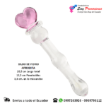 Dildo de Vidrio Corazón Afrodita