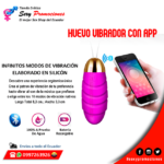 Huevo Vibrador Recargable control App