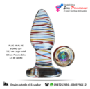 Plug Anal De Vidrio Luy