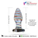 Plug Anal De Vidrio Luy - Imagen 2