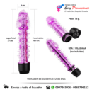 Vibrador Silicona Texturizado 3 en 1 - Imagen 2