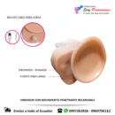 Vibrador Realista Telescopico con Control - Imagen 4