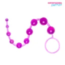 La imagen representa unas bolas anales dilatadoras o también conocidas como bolas tailandesas