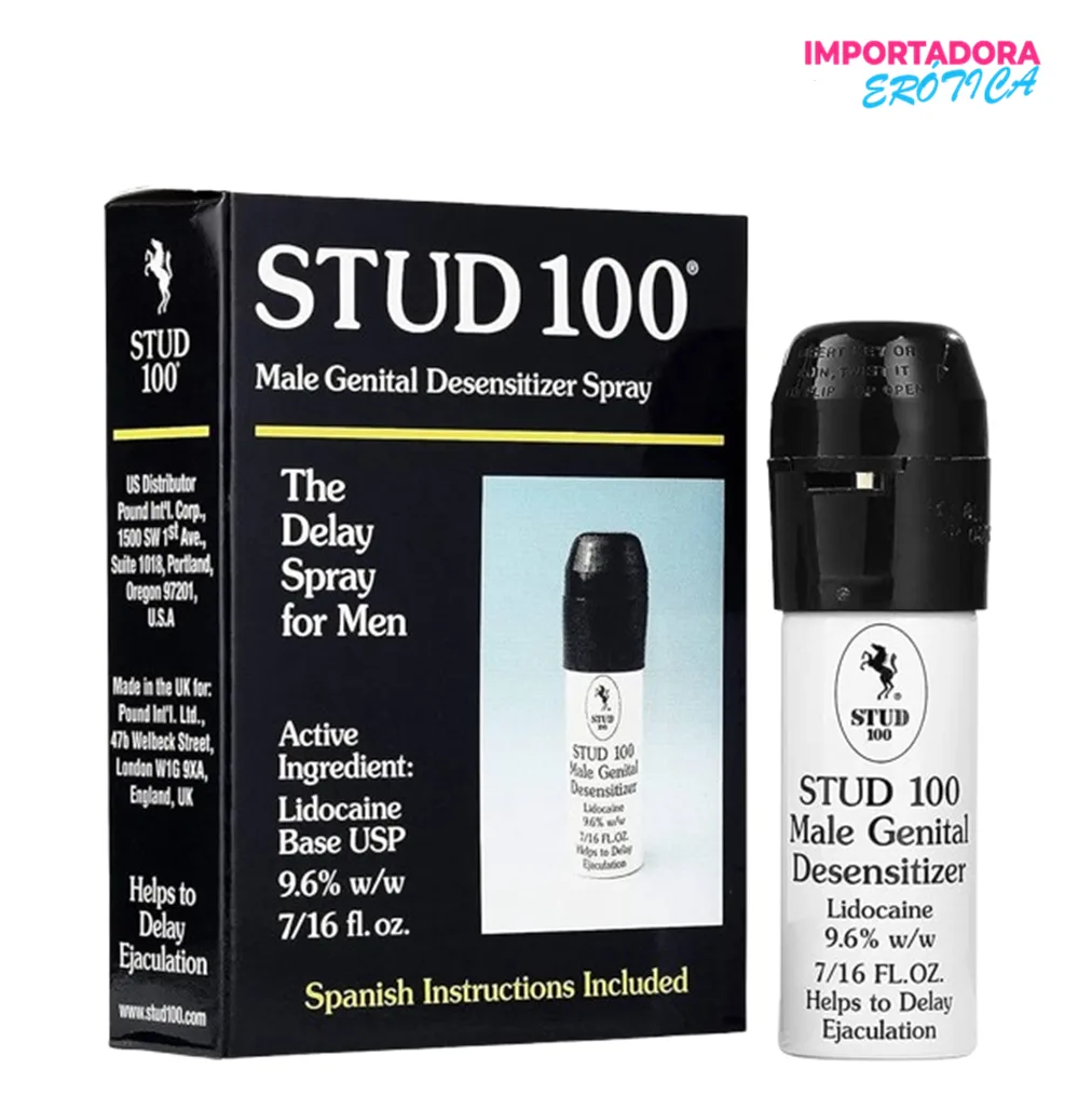 Retardante Spray STUD 100 Original 1 La imagen representa un Retardante Spray STUD 100 Original 1