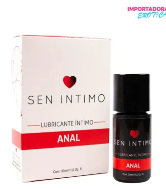 La imagen describe un Lubricante Anal Sen Íntimo Dilatador