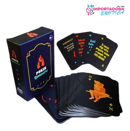 La imagen describe un poker kamasutra hetero