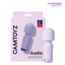 La imagen describe un vibrador aselia estimulación clitoris