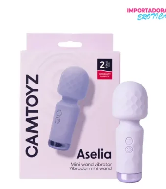 La imagen describe un vibrador aselia estimulación clitoris