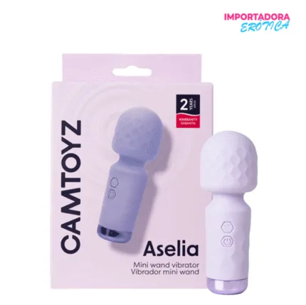 La imagen describe un vibrador aselia estimulación clitoris